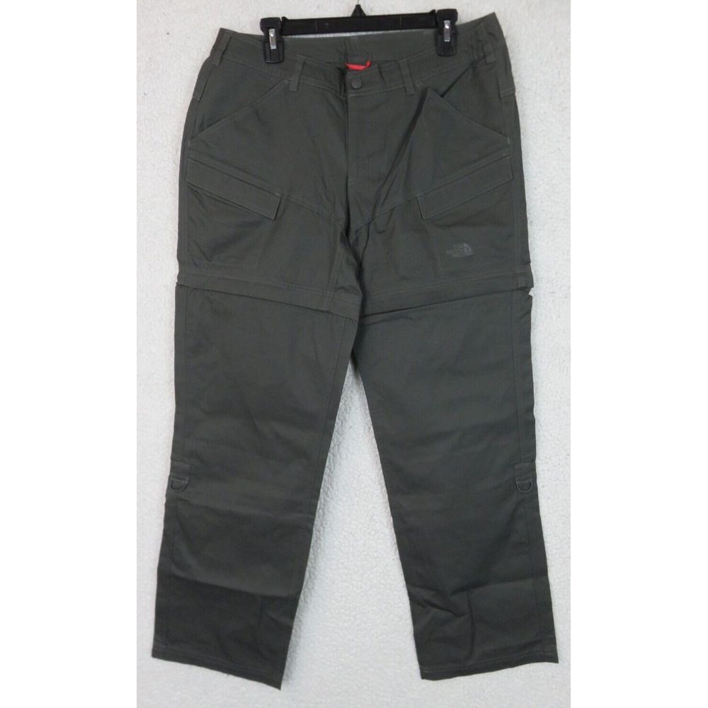 The North Face Olive Green Convertible Hiking Pants